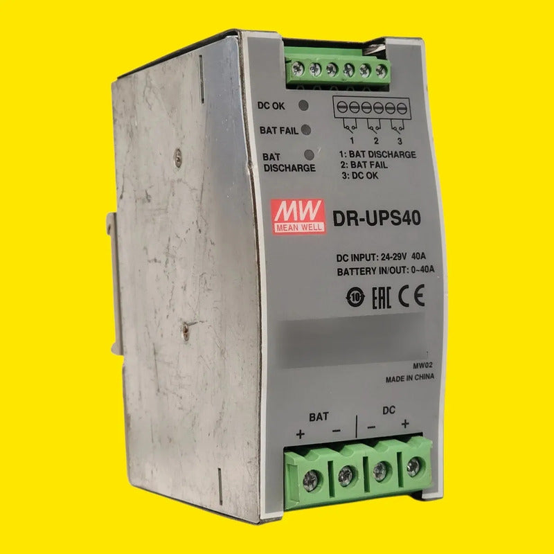 Mean Well Dr-ups40 Módulo Ups Dc 24v 40a Riel Din