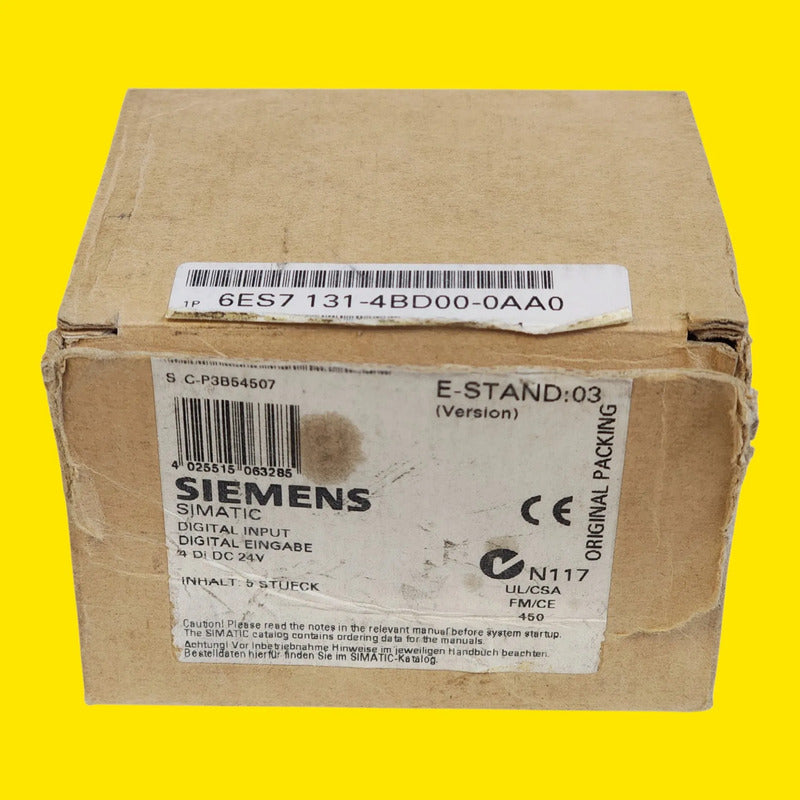 Siemens 6es7 131-4bd00-0aa0 Módulo 4 Entradas 24vdc