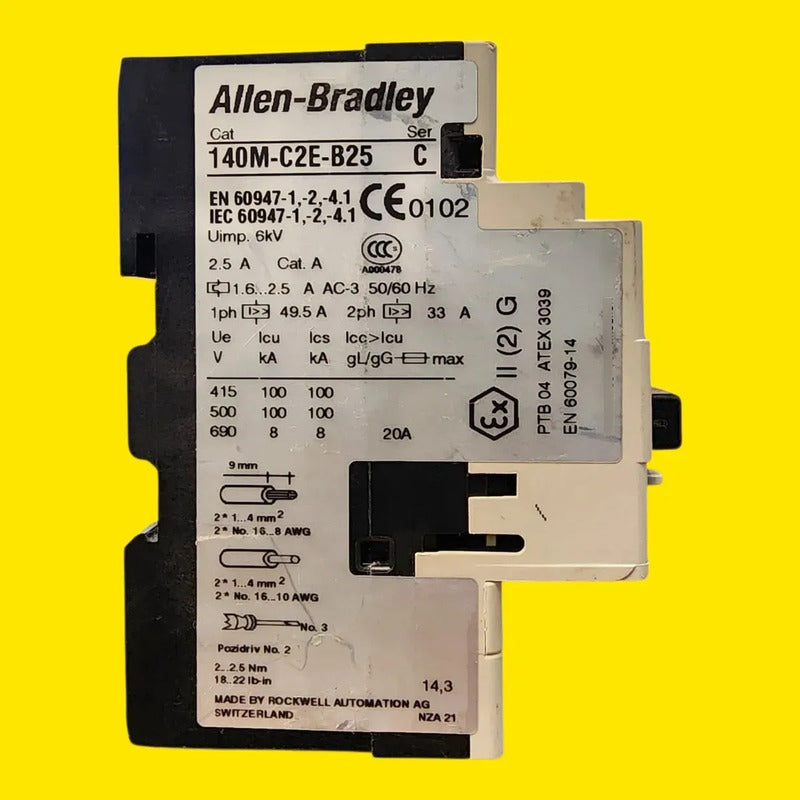 Allen Bradley 140-c2e-b25 Contactor Iec
