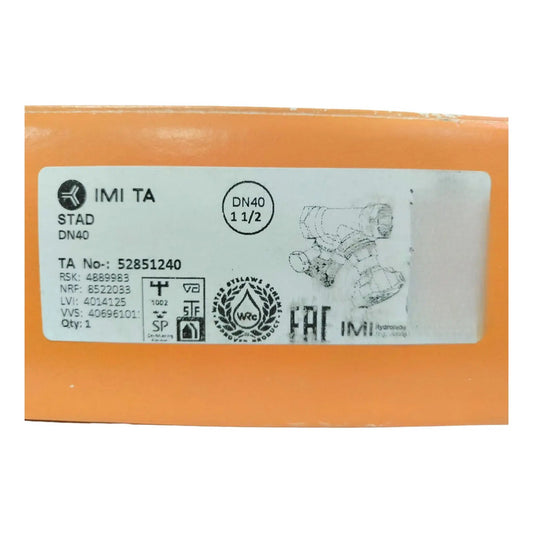 Imi Hydronic Dn40 52851240 Valvula De Equilibrado