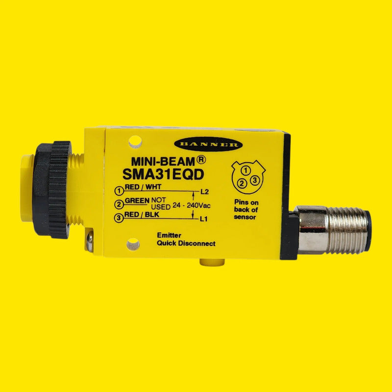 Banner Sma31eqd 26842 Sensor Emisor 24-240vac M12