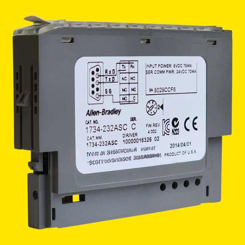 Allen-bradley 1734-232asc Módulo Serial Rs-232 Point I/o