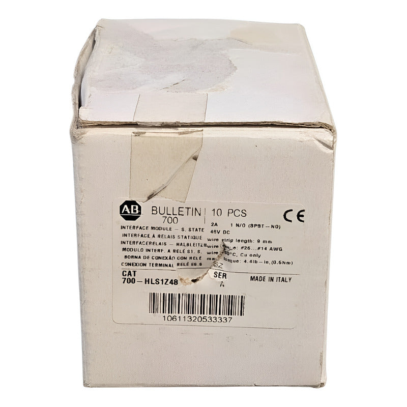 Allen-bradley 700-hls1z48 Rele Conexion Terminal Ser. A