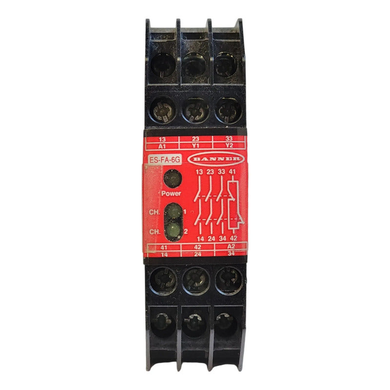 Banner Es-fa-6g 55579 Rele De Seguridad 24v