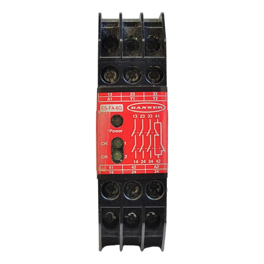 Banner Es-fa-6g 55579 Rele De Seguridad 24v