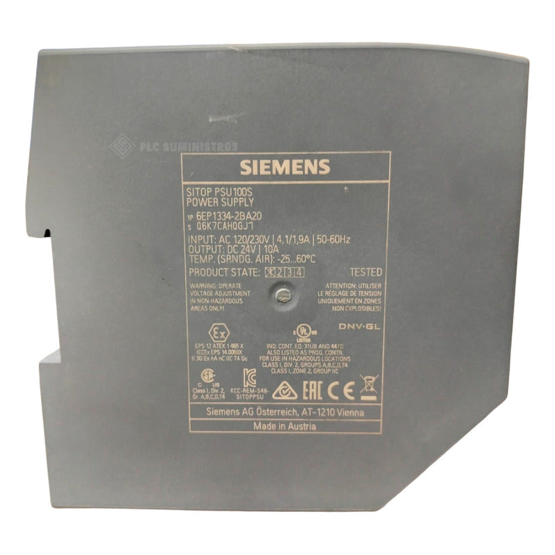 Siemens 6ep1334-2ba20 Power Supply