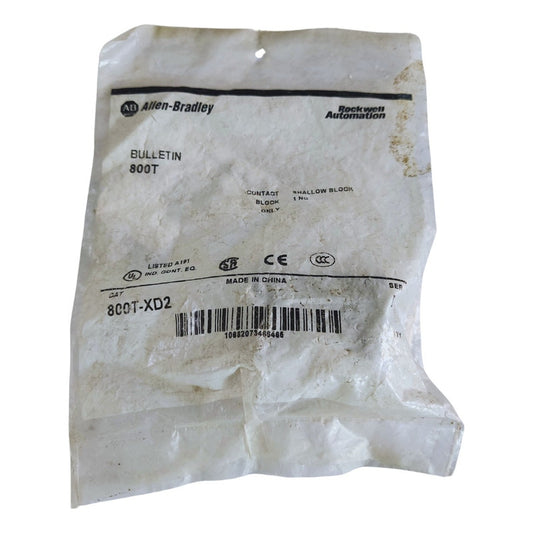 Bloque De Contacto Allen Bradley 800t-xd2
