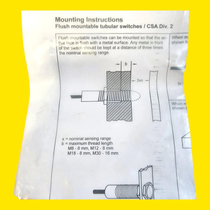 Ifm Ig0337 Sensor Inductivo De Proximidad
