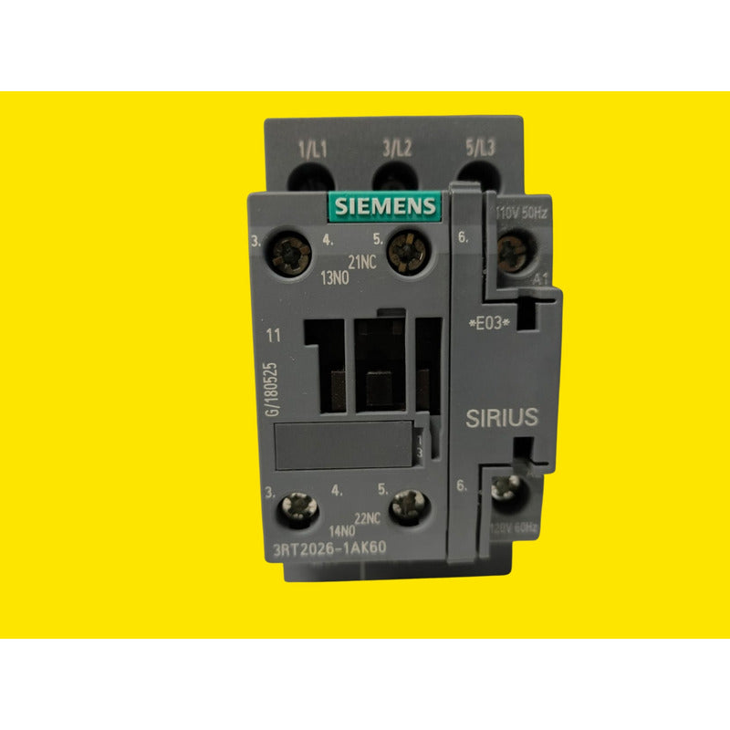 Contactor De Potencia Ac-3, 25amp 11kw 3rt2026-1ak60 Siemens