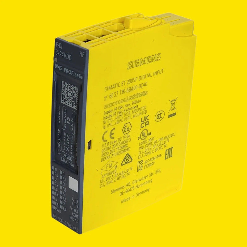 Siemens 6es7136-6ba00-0ca0 Input Modulo Et200sp Di 24v
