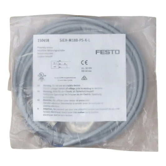 Festo Sensor Inductivo Eléctrico Sieh-m18b-ps-k-l 150458