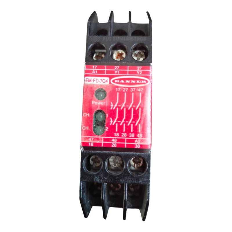 Banner Em-fd-7g4 Rele De Seguridad 250v Ac/dc