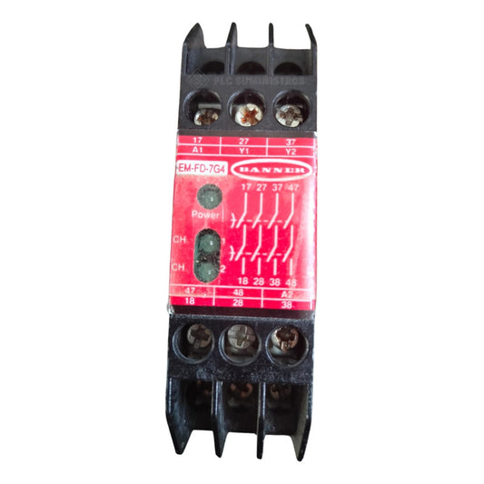 Banner Em-fd-7g4 Rele De Seguridad 250v Ac/dc