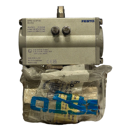 Festo Dfpd-10-rp-90-rd-f03 Actuador Neumatico Con Valvula
