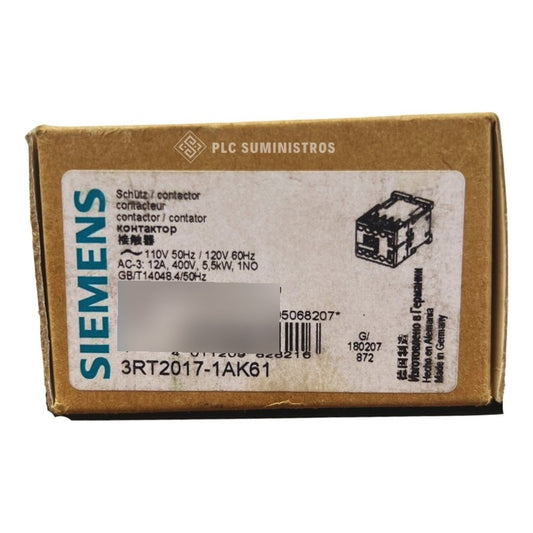 Contactor De Potencia 3rt2017-1ak61 Siemens