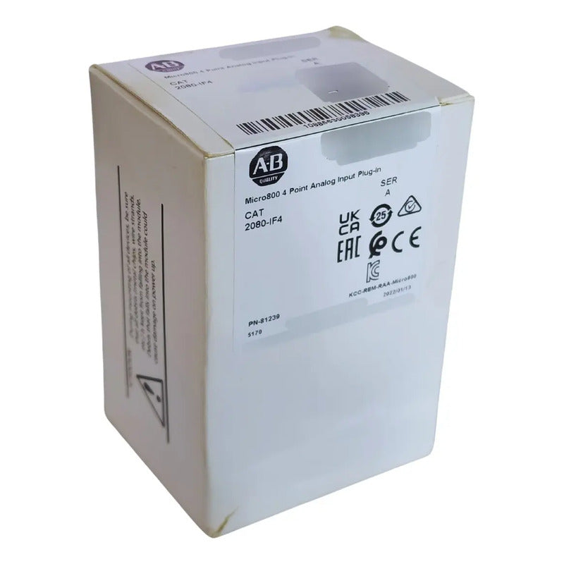 Allen-bradley 2080-if4 4 Point Analog Input Plug-in