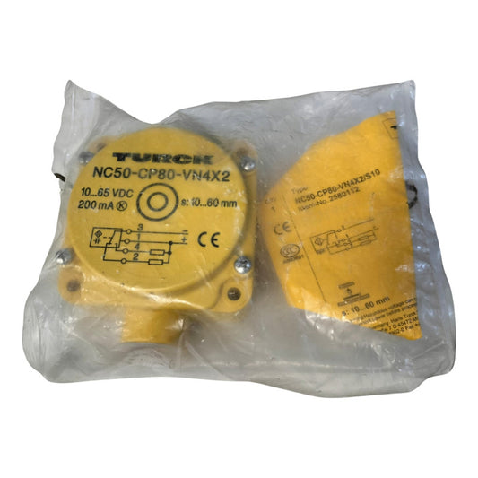Turck Nc50-cp80-vn4x2-s10 Sensor Capacitivo De Proximidad