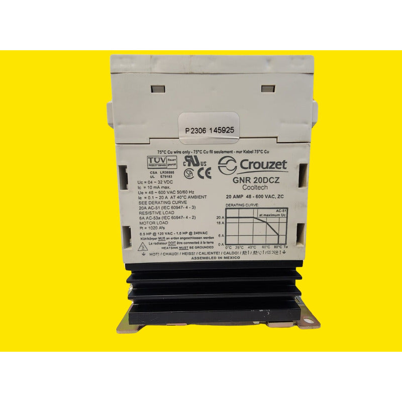 Relevador De Estado Solido Crouzet Gnr20dcz