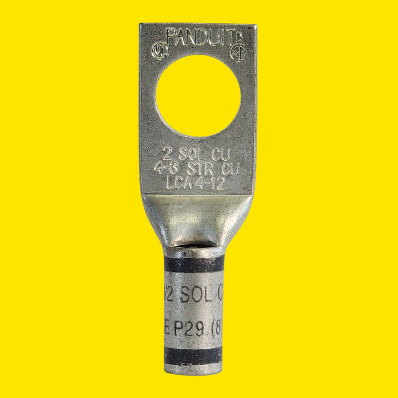 Terminal De Compresión Panduit Lca4-12-l 4 Awg Caja/52 Pzs
