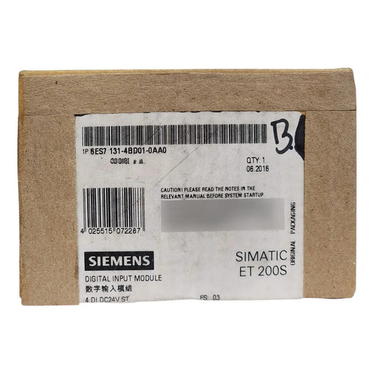 Siemens 6es7 131-4bd01-0aa0 Módulo 4 Entradas 24vdc