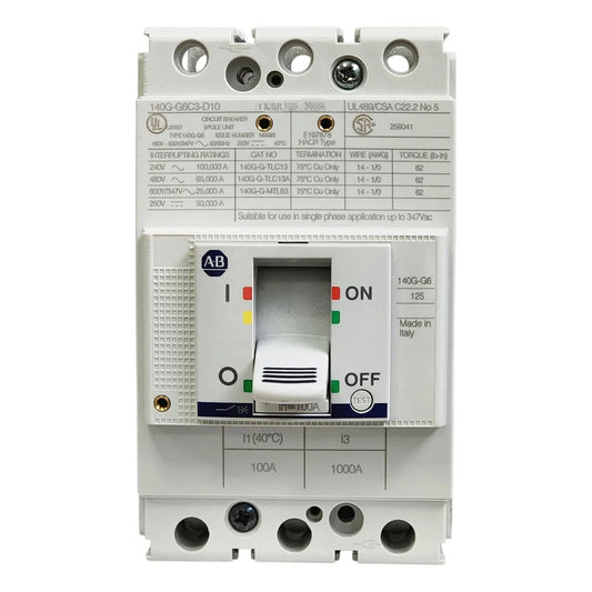 Allen-bradley 140g-g6c3-d10 Guardamotor 100a 690v