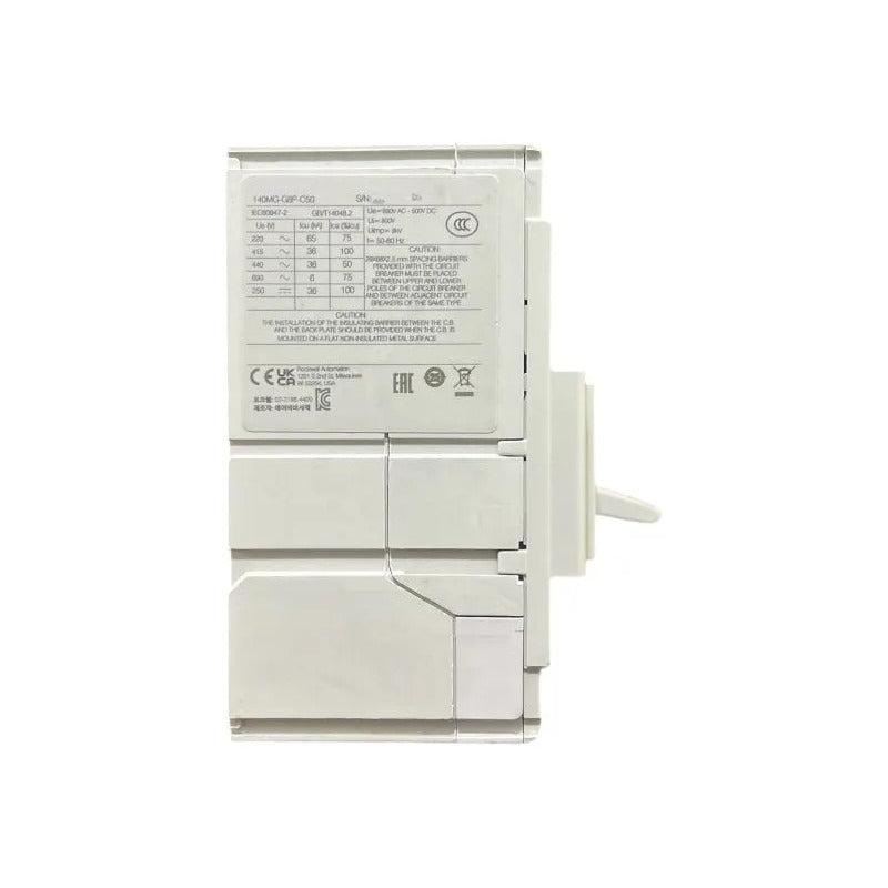 Interruptor Termomagnético Allen Bradley 140g-g8p-c50 3p 50a