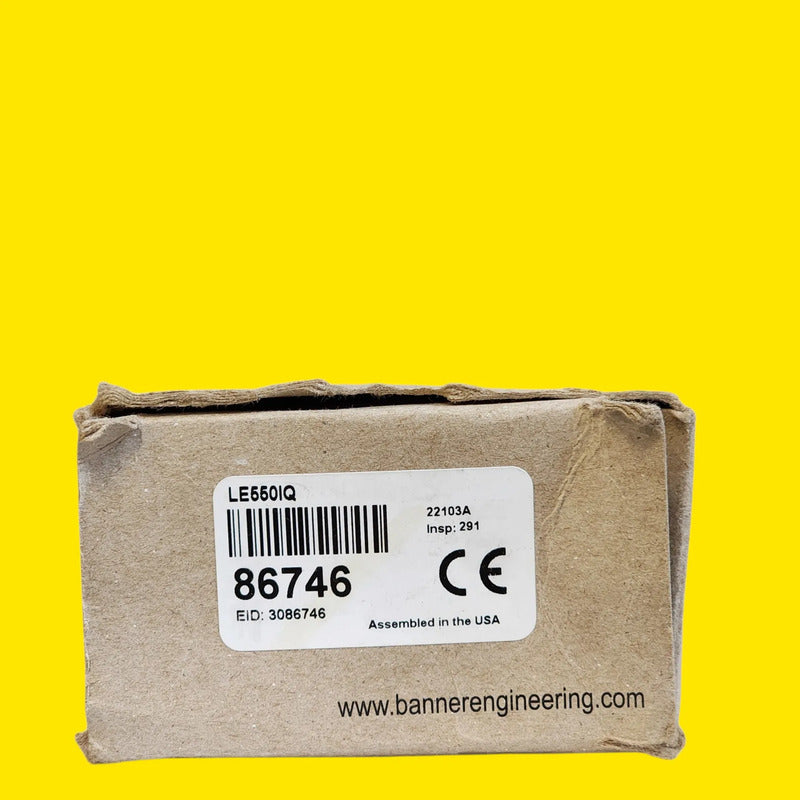 Banner 86746 Le550iq Sensor Laser Desplazamiento 100-1000mm