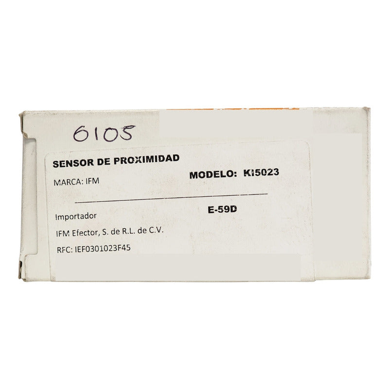 Sensor Capacitivo Ifm Ki5023  M30 15mm Pnp 10-55v Dc
