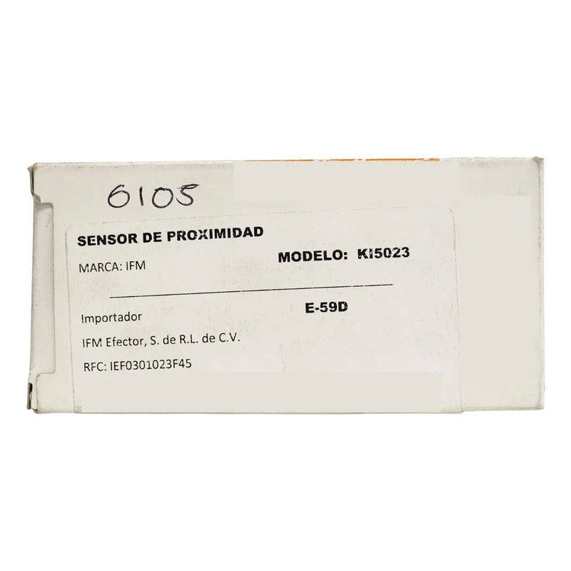 Sensor Capacitivo Ifm Ki5023  M30 15mm Pnp 10-55v Dc
