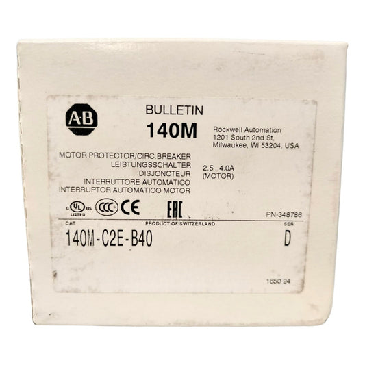 Allen Bradley 140m-c2e-b40 Viaje Magnético Standar