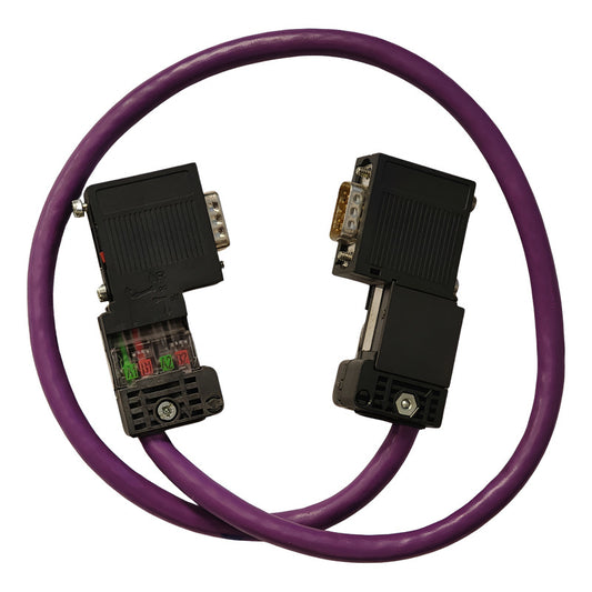 Conector Profibus Siemens 6es7 972-0ba50-0xa0 90°