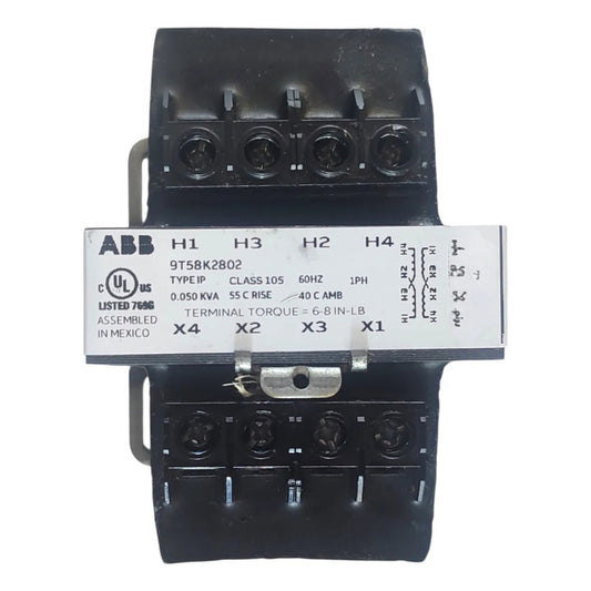 Abb 1tqy303262l1031 9t58k2802 Transformador 50va Negro