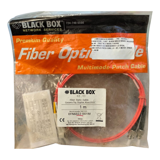 Black Box Efn6022-001m Cable De Fibra Optica Multimodo