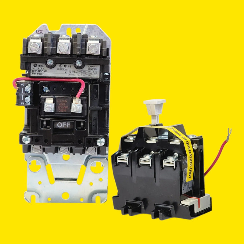 Allen-bradley 500f-bod930 Contactor Nema Size 1 27a 120v Caja Abierta/con Etiqueta