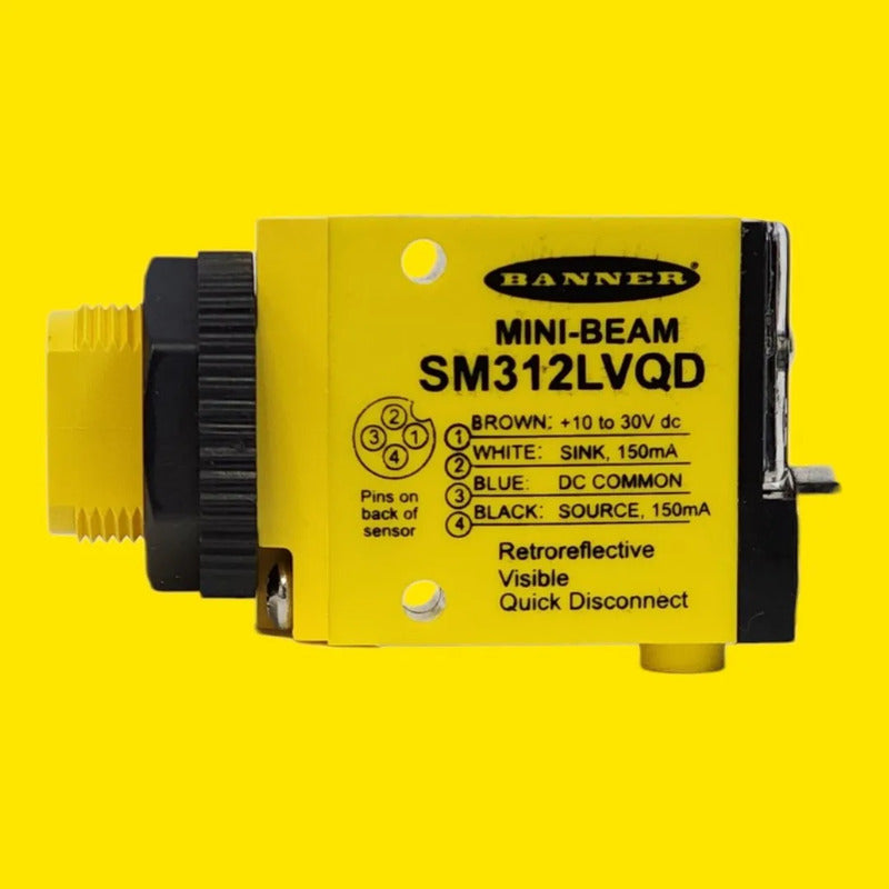Banner Sm312lvqd Sensor Fotoelectrico 26838 Mini-beam