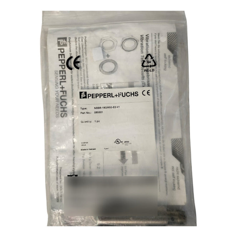Pepperl+fuchs Nbb8-18gm50-e2-v1 Sensor De Proximidad 085501
