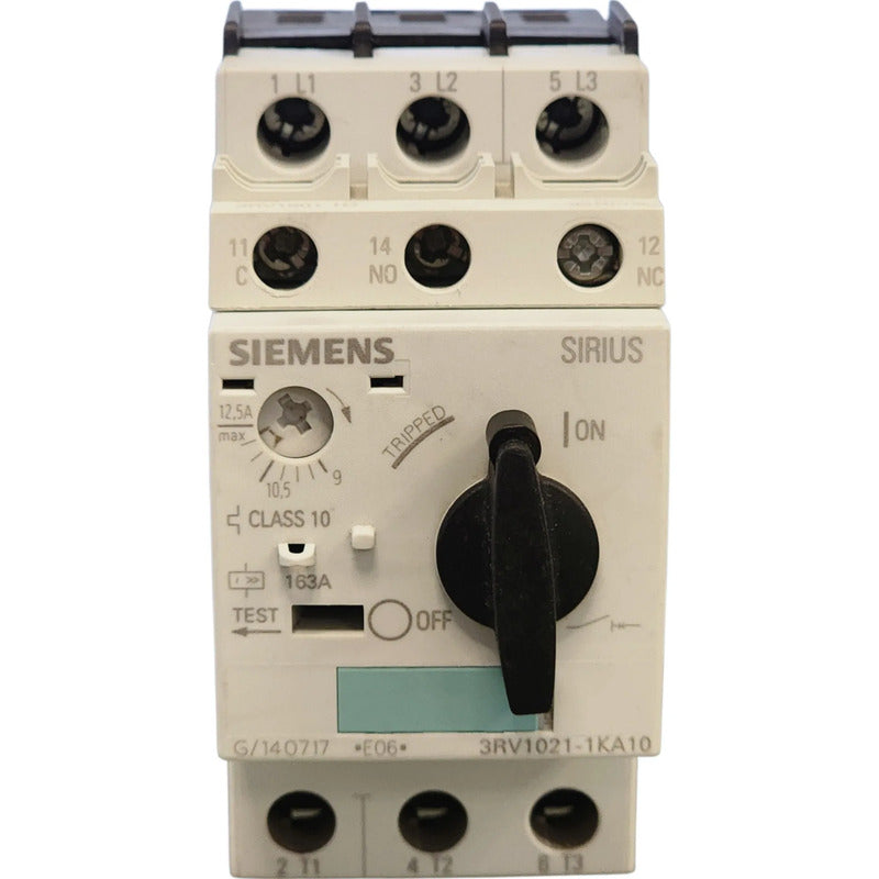 Siemens 3rv1021-1ka10 Arrancador Manual De Motor 50/60 Hz
