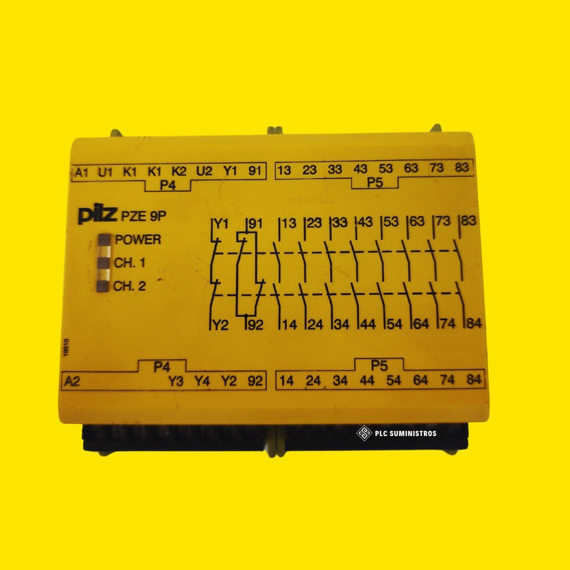 Relé De Seguridad Pilz Pze 9p 24 Vacdc 8n/o 1n/c 777140
