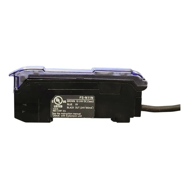 Keyence Fs-n11n Amplificador Digital De Fibra Negro