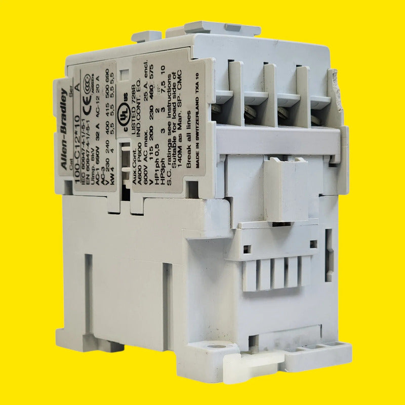 Allen-bradley 100-c12d10 Contactor Trifasico 12a 1no 20-24v