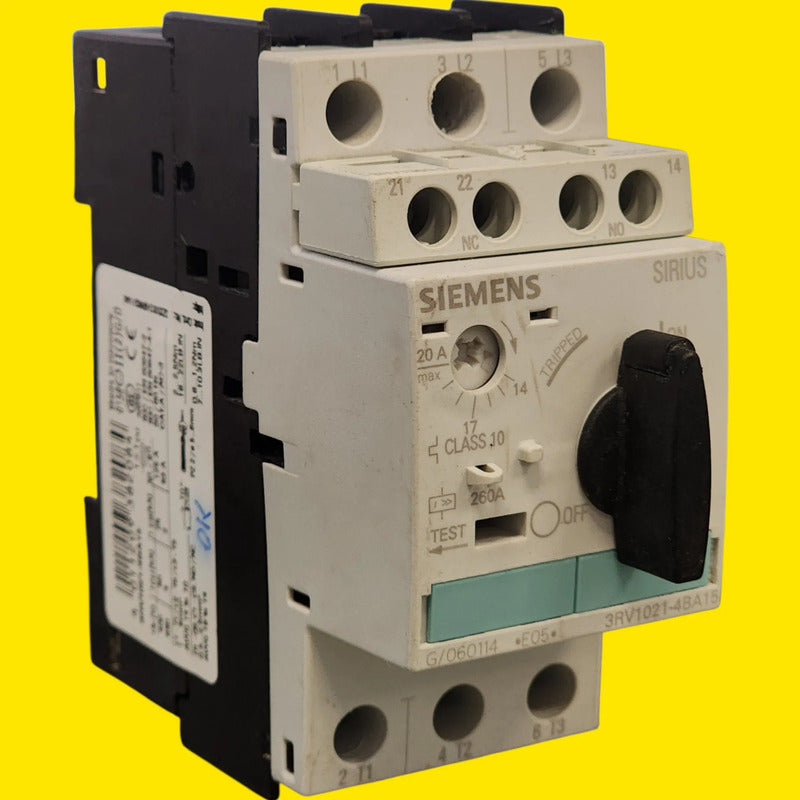 Siemens 3rv1021-4ba15 Interruptor Protector De Motor 50hz/60hz