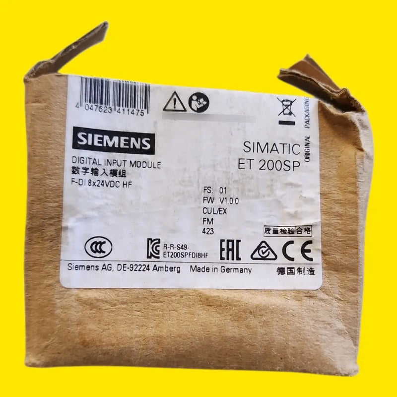Siemens 6es7136-6ba01-0ca0 Módulo Entradas Seguras Et 200sp