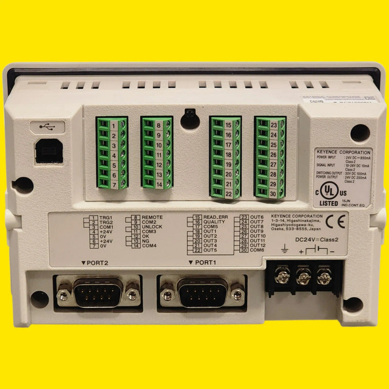 Keyence Dv-90pe Controlador Para Códigos De Barras Gris Rj45 Ethernet