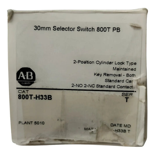 Allen-bradley 800t-h33b Selector De 2 Posiciones Blanco