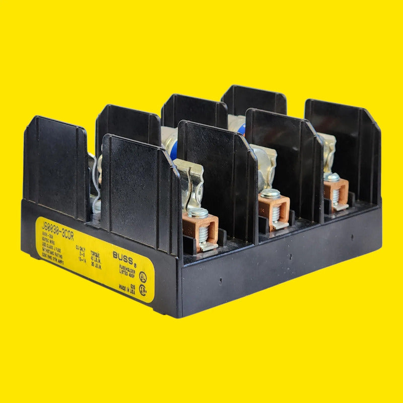 Portafusible J60030-2cor + 2 Fusibles Mersen Ajt2 2a 600v