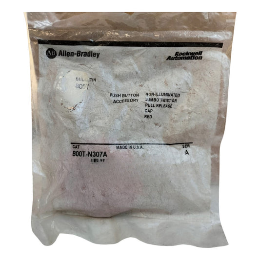 Allen-bradley 800t-n307a Boton De Presion Rojo