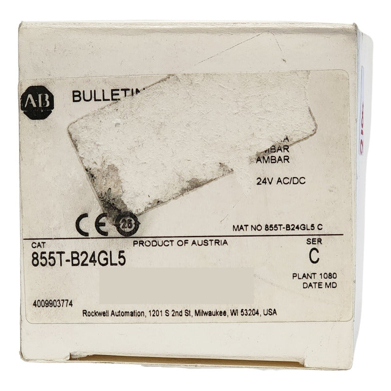 Torreta Indicadora Allen Bradley 855t-b24gl5 24v Led