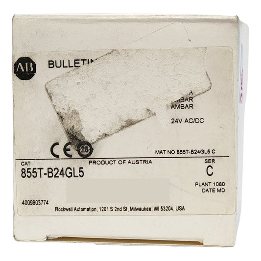 Torreta Indicadora Allen Bradley 855t-b24gl5 24v Led