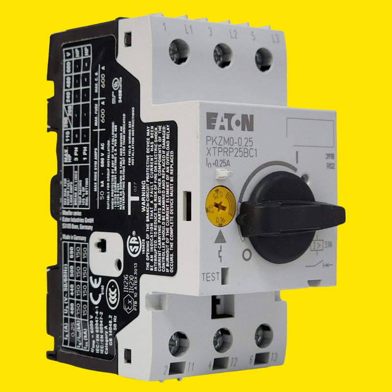 Eaton Pkzm0-0,25 Guardamotor 0.16-0.25a 3 Polos 690v 50/60 Hz