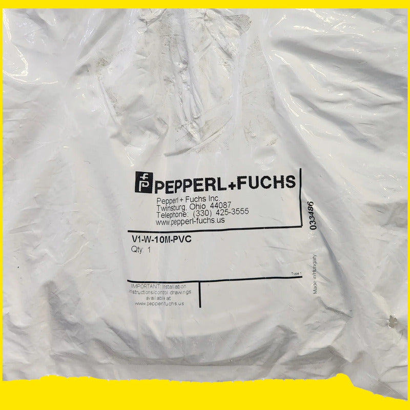 Pepperl+fuchs V1-w-10m-pvc Cable M12 Hembra 10 M Gris